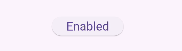 A GIF of an elevated button with the text "Enabled"