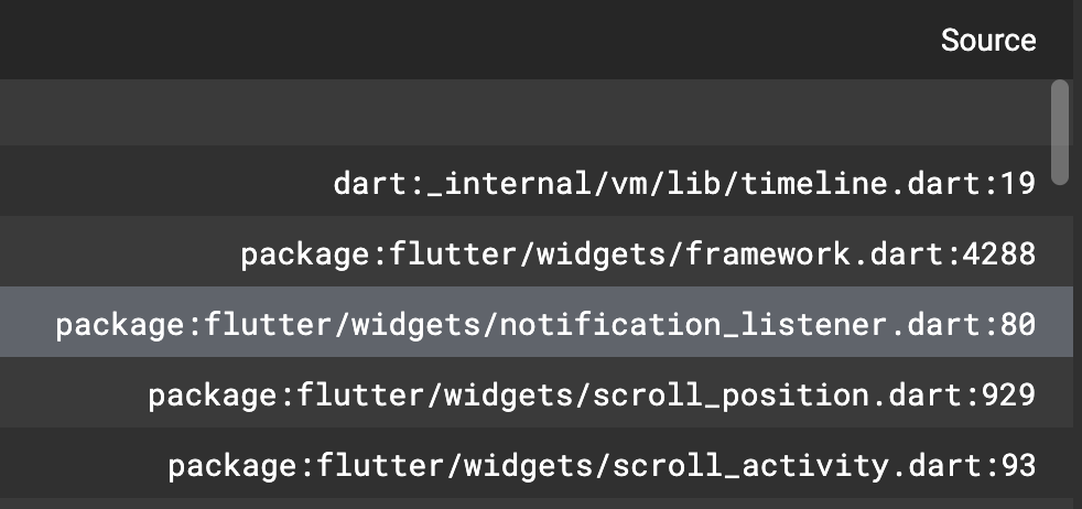 cpu stack frame line numbers